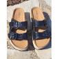 Mules femme Isalia noires