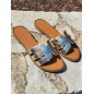 Mules femme Evy dorées