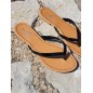 Tongs femme Eliane noires