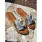 Mules femme Alary dorées