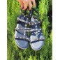 Sandales femme clou Ezalina noires