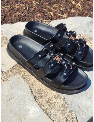 Mules femme Limana noires