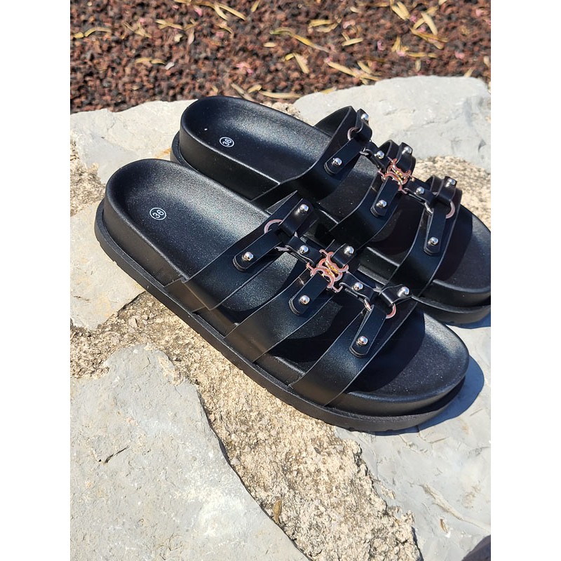 Mules femme Limana noires