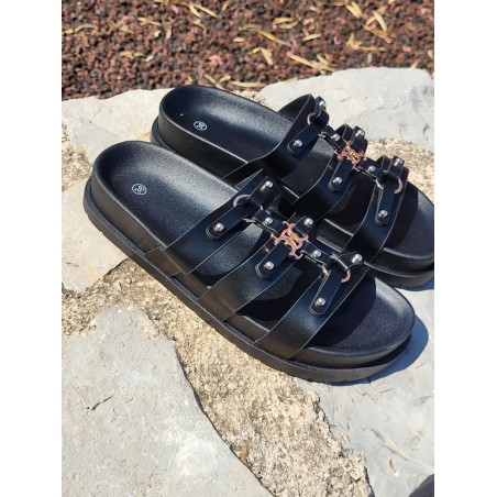 Mules femme Limana noires