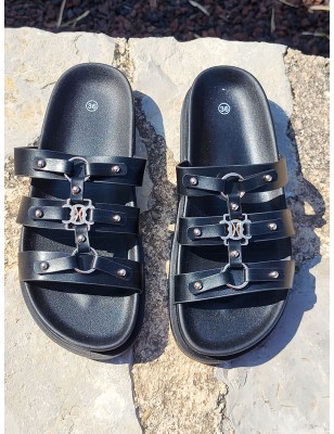 Mules femme Limana noires