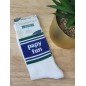 Chaussettes homme "papy fun" blanches