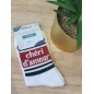 Chaussettes homme "cheri d'amour" blanches