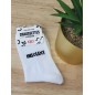 Chaussettes homme "insolent" blanches