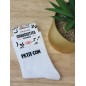Chaussettes homme "petit con" blanches