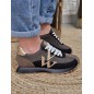 Baskets femme sneakers Vanessa Wu Pia noires