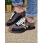 Baskets femme sneakers Vanessa Wu Pia noires
