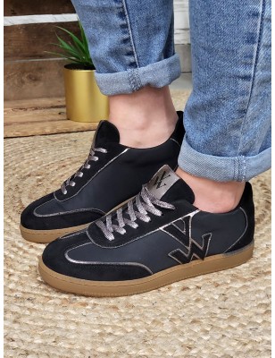 Baskets femme sneakers Vanessa Wu Suzanne noires