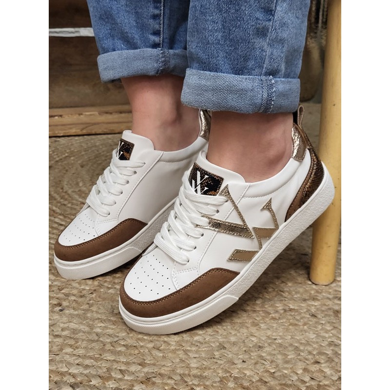 Baskets femme Vanessa Wu Joyce camel Baskets femme Vanessa Wu Joyce camel