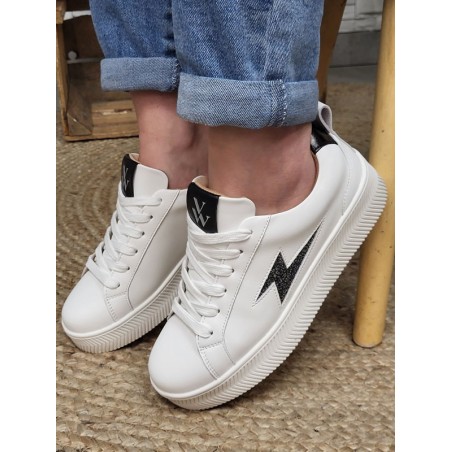 Baskets femme Vanessa Wu Tania blanches