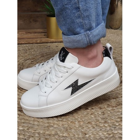 Baskets femme Vanessa Wu Tania blanches