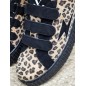Baskets femme éclair Vanessa Wu Alia leopard