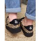 Baskets femme éclair Vanessa Wu Alia leopard