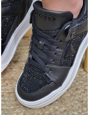 Baskets femme Guess Delove noires