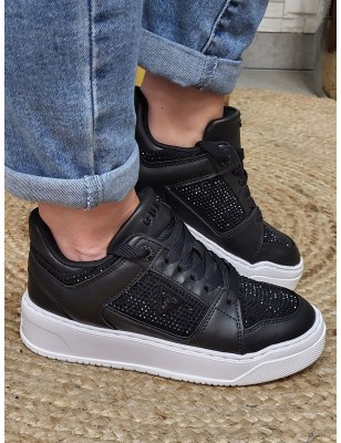 Baskets femme Guess Delove noires