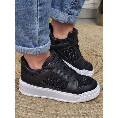 Baskets femme Guess Delove noires