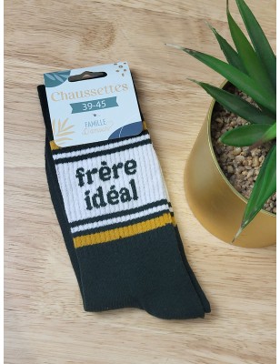 Chaussettes homme "frere ideal" vertes