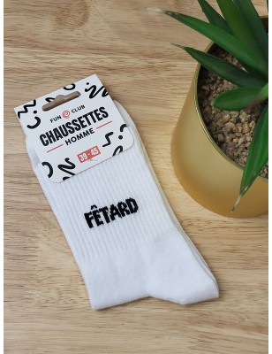 Chaussettes homme "fetard" blanches