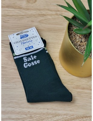 Chaussettes homme "sale gosse" vertes