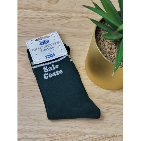 Chaussettes homme "sale gosse" vertes