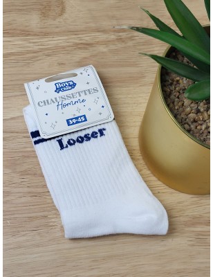 Chaussettes homme "looser" blanches