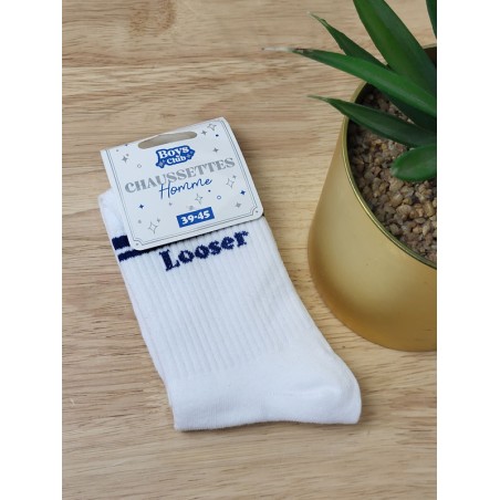 Chaussettes homme "looser" blanches