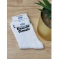Chaussettes homme "grande gueule" blanches