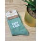 Chaussettes homme "papy cool" vertes