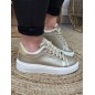 Baskets femme sneakers LPB Manon dorées Baskets femme sneakers LPB Manon dorées