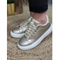Baskets femme sneakers LPB Manon dorées Baskets femme sneakers LPB Manon dorées