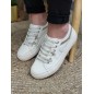 Baskets femme LPB Indira blanches