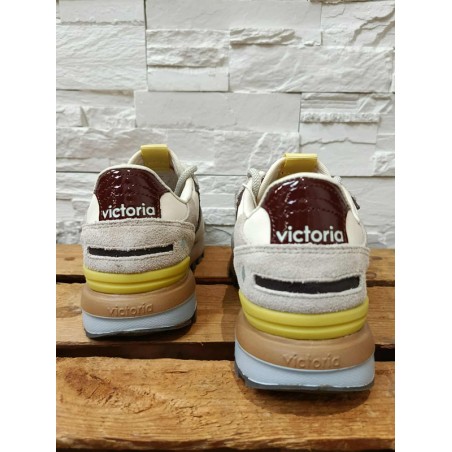 Baskets femme sneakers Victoria Luna beige