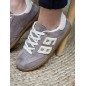 Baskets femme LPB Maria taupe