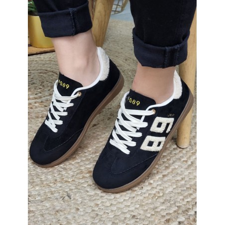 Baskets femme LPB Maria noires