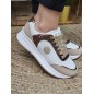 Baskets femme sneakers LPB Miria beiges