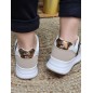 Baskets femme sneakers LPB Miria beiges