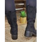 Bottes femme daim Glory noires