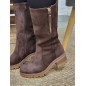 Bottes femme daim Glory marron