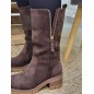 Bottes femme daim Glory marron