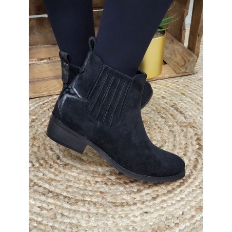 Bottines femme Jallia noires