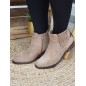 Bottines femme Jallia taupe