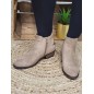 Bottines femme Jallia taupe