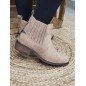 Bottines femme Jallia taupe