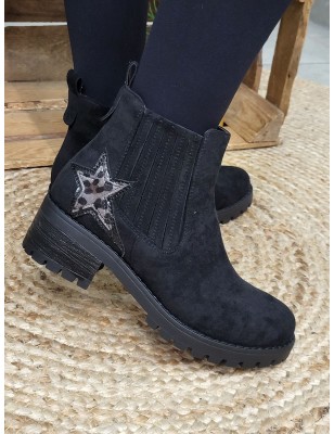 Bottines femme Stella noires
