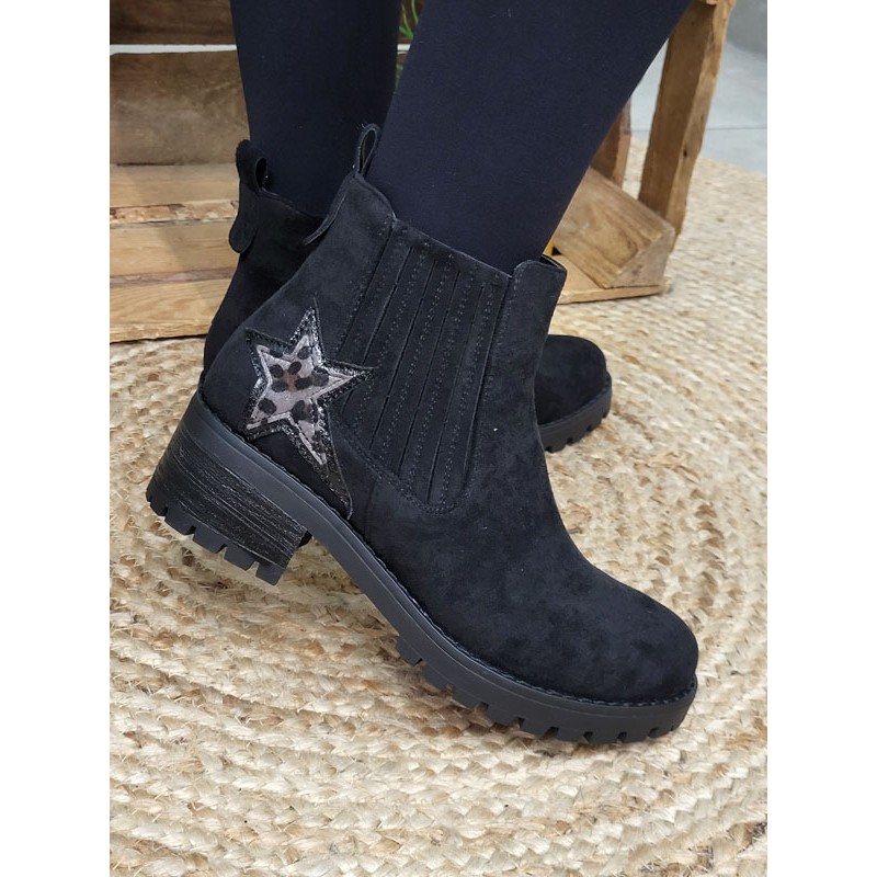 Bottines femme Stella noires