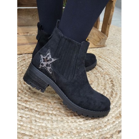 Bottines femme Stella noires